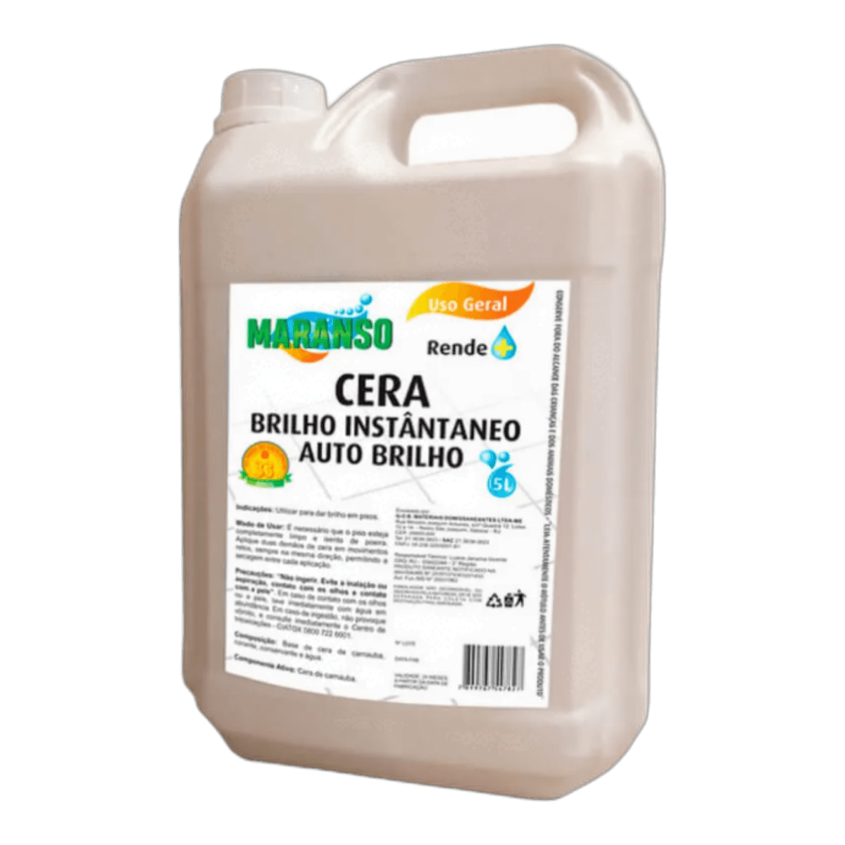 CERA LÍQUIDA INCOLOR 5LTS MARANSO