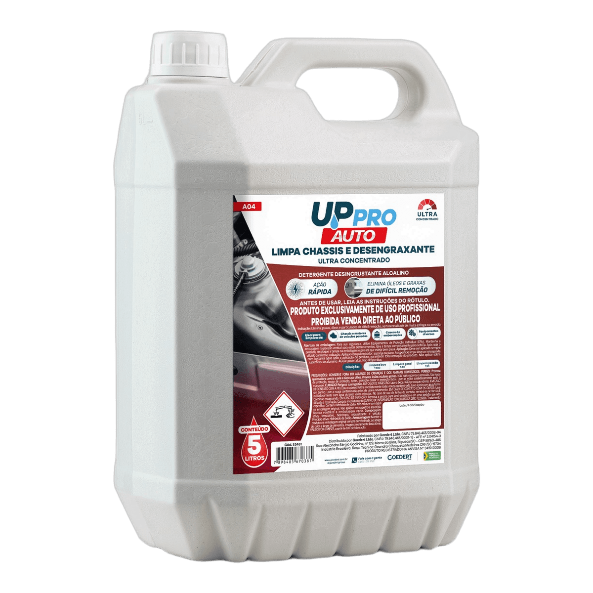 DESENGRAXANTE 5LTS UP PRO AUTO