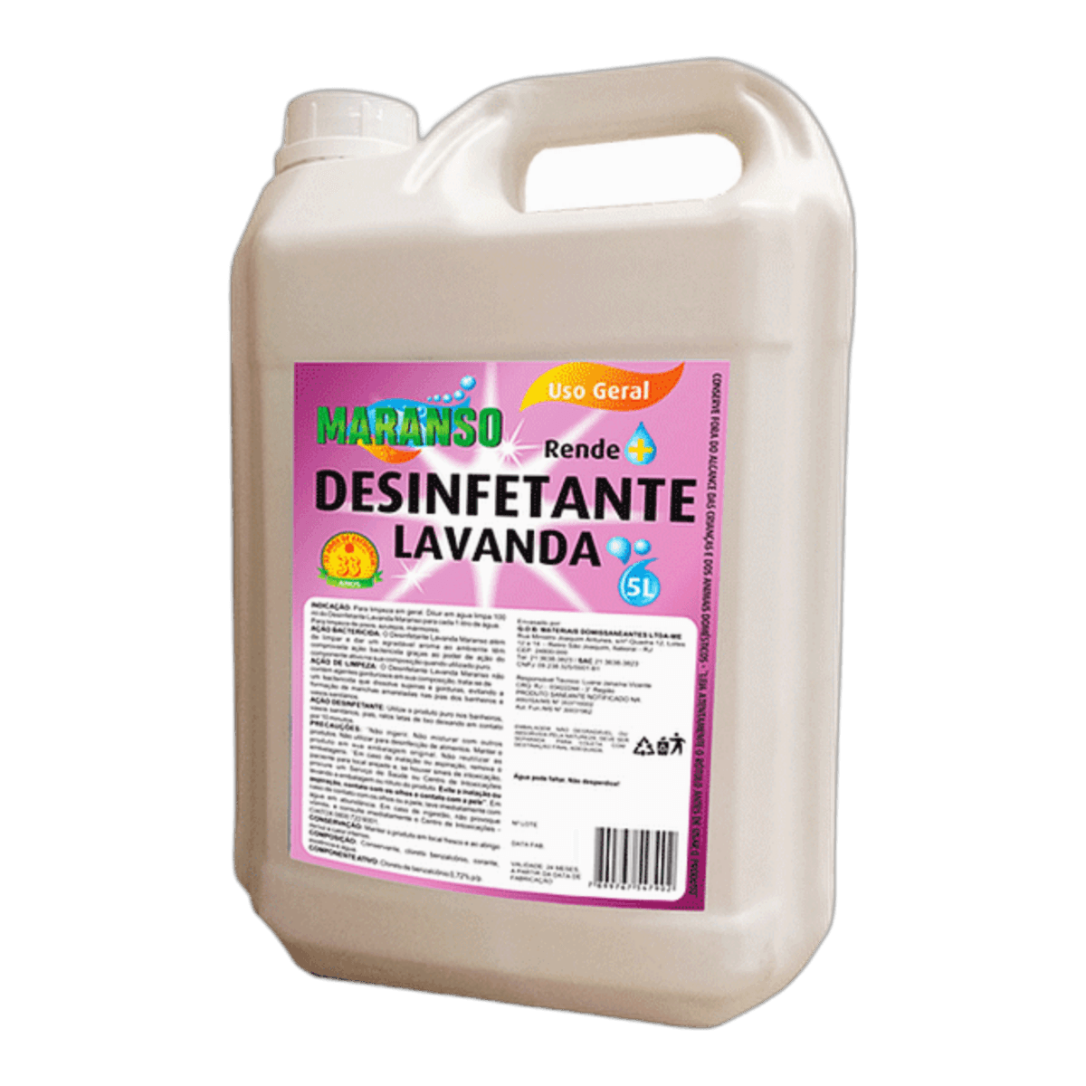 DESINFETANTE LAVANDA 5LTS MARANSO