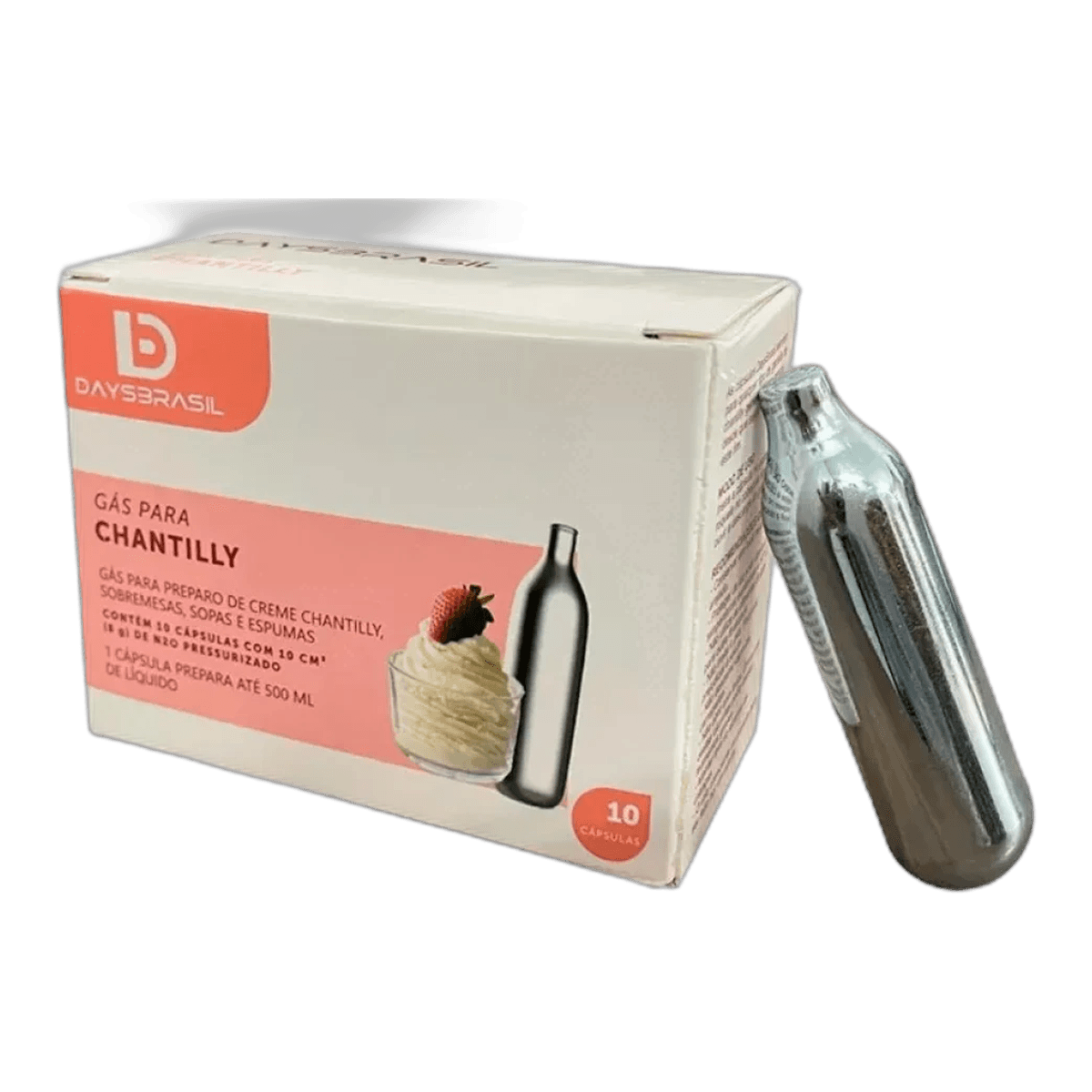GÁS PARA GARRAFA DE CHANTILY COM 10