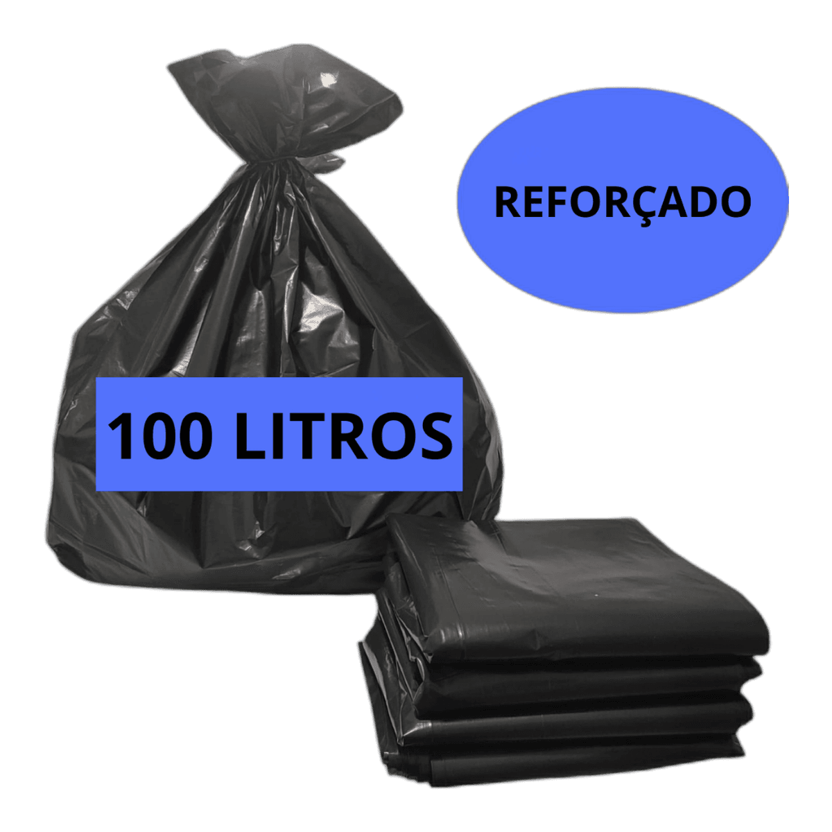 SACO DE LIXO 100LTS SUPER PESADO (08) C/100