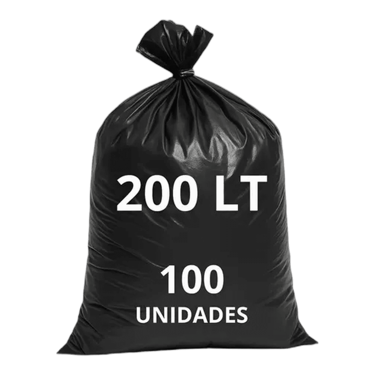 SACO DE LIXO 200LTS SUPER PESADO C/100 (0.8)