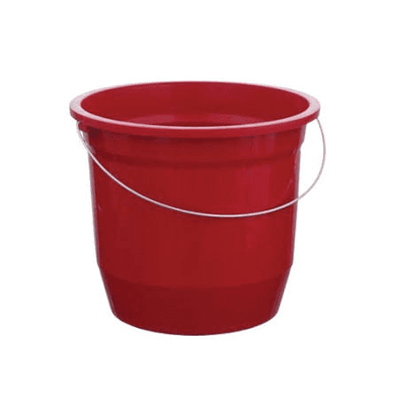BALDE DE PLÁSTICO 8 LTS VERMELHO