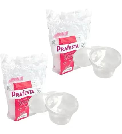 POTE REDONDO 250ML COM 24 PRAFESTA
