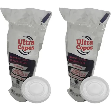 TAMPA PARA COPO DE ISOPOR 100-120ML COM 20
