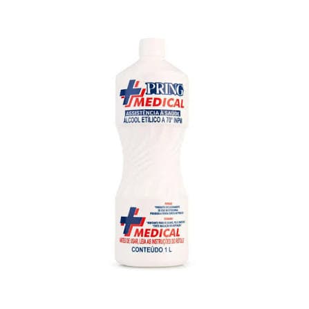 ÁLCOOL LÍQUIDO 70 INPM 1LT PRING