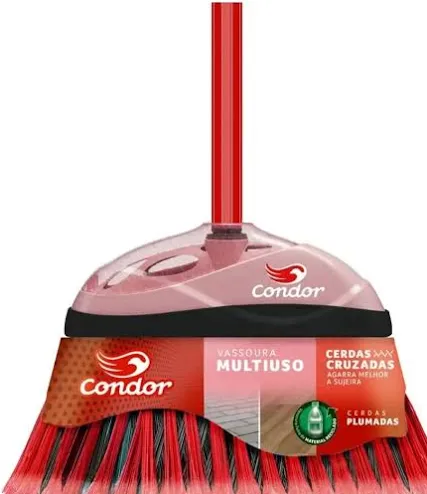 VASSOURA DE PELO CONDOR MULTIUSO COM CABO