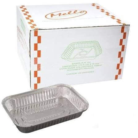 BANDEJA ALUMÍNIO D8 184 COM 100