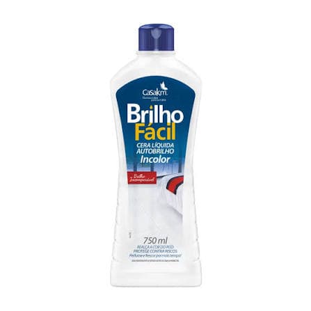 CERA AUTO BRILHO INCOLOR 750ML BRILHO FÁCIL