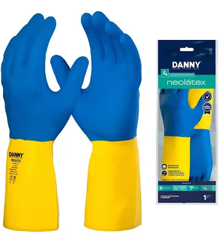 LUVA LÁTEX MISTA NEOPRENE TAM M IMBAT
