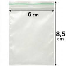 SACO ZIPER 6X8,5CM COM 100