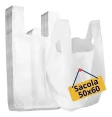 SACOLA PLÁSTICA REFORÇADA 50X60 FD C/3 KG
