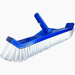 ESCOVA SLIM CURVA PARA PISCINA CERDAS NYLON 44CM