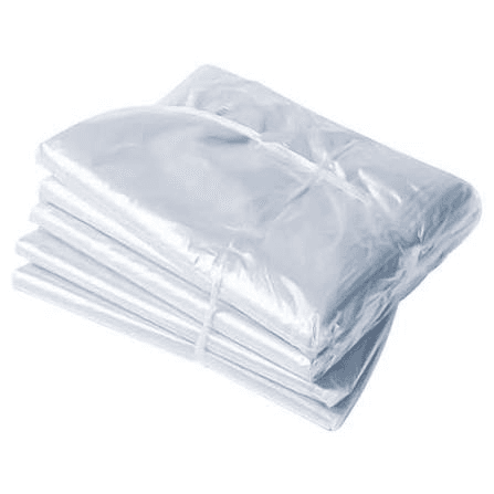 SACO TRANSPARENTE PEBD VIRGEM 15X30X06 KG